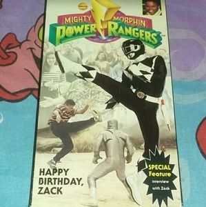 1994 Mighty Morphin Power Rangers Zack VHS